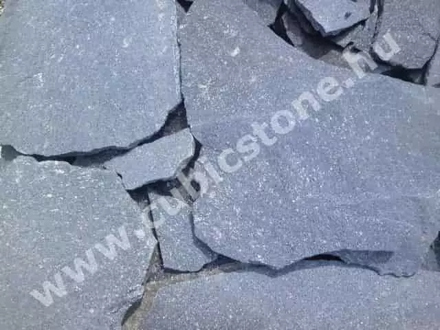 aszimmetrikus sötétkék andezit burkolókő